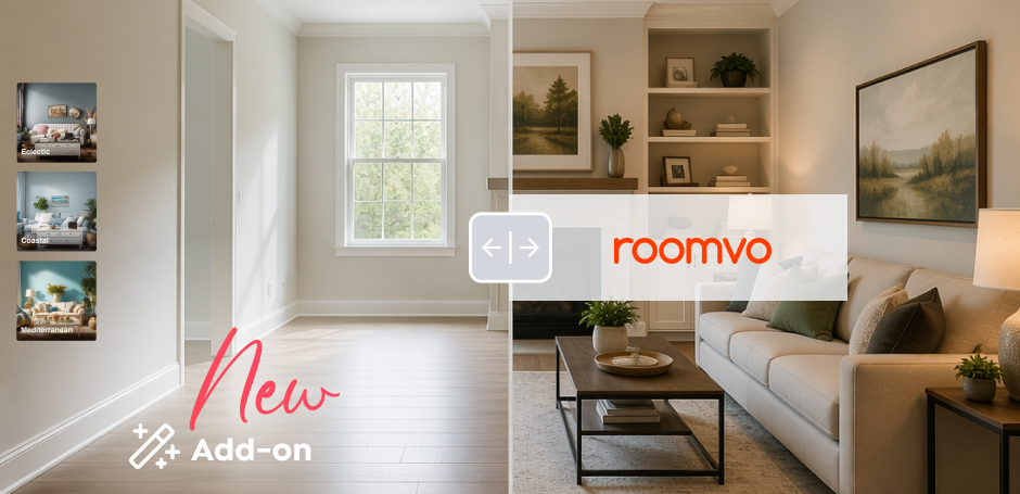Roomvo being used to show the potential of a property