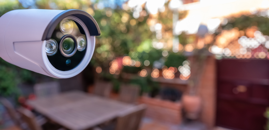 Security camera in an estate