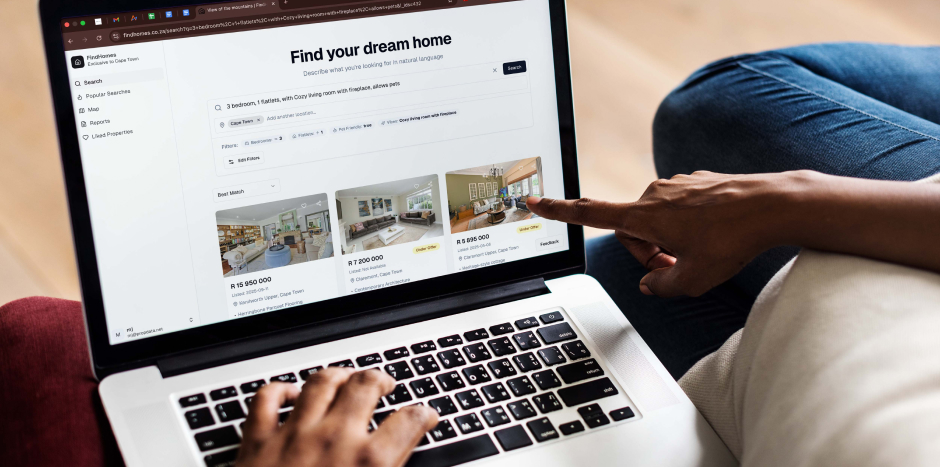 Homebuyer searches for property using AI