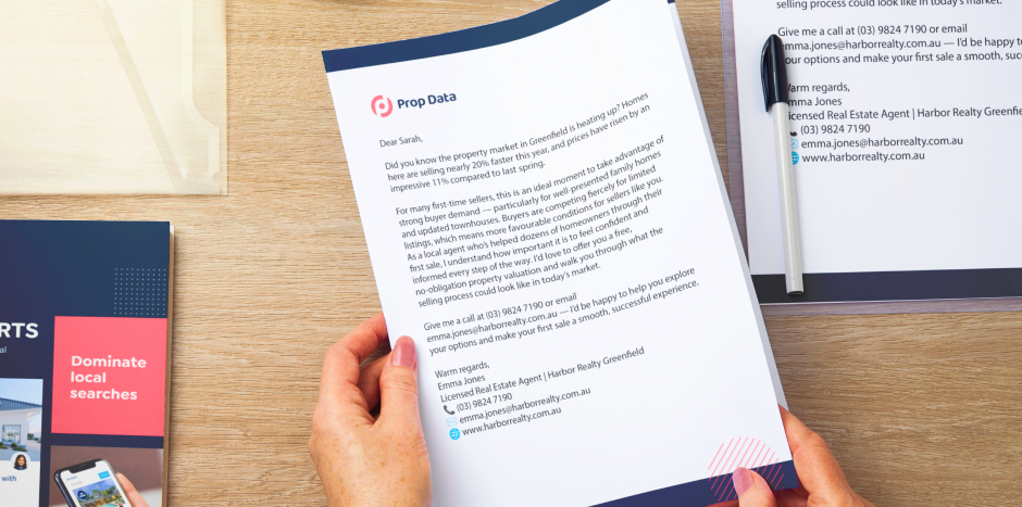 Property practitioner canvassing letter